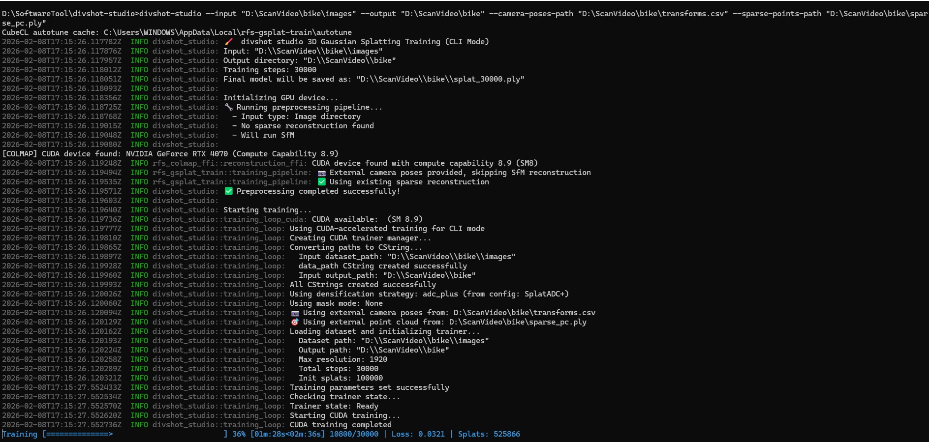 CLI Advanced Export Example